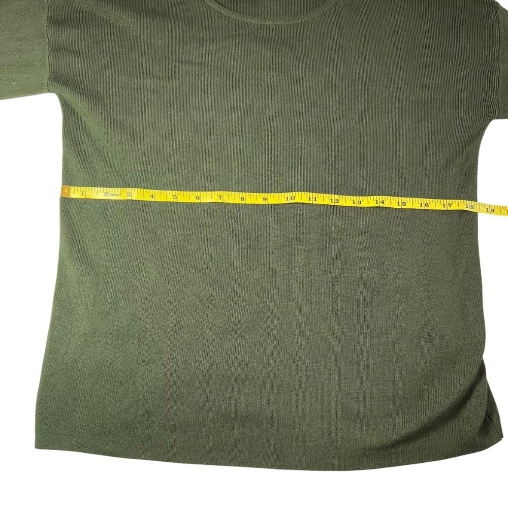 Green Faded Glory Sweater with Bell Sleeves - Picture 4 of 15